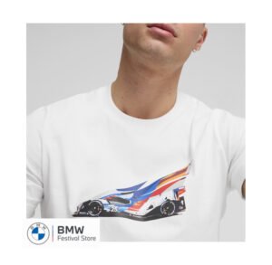 80145B54CC5 BMW M Motorsport Car Grafik T-Shirt 2 - White, XL