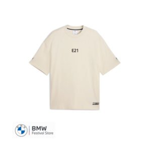 80145B7E1C2 BMW 50Y 3 series Graphic Car Tee - Beige, XXL