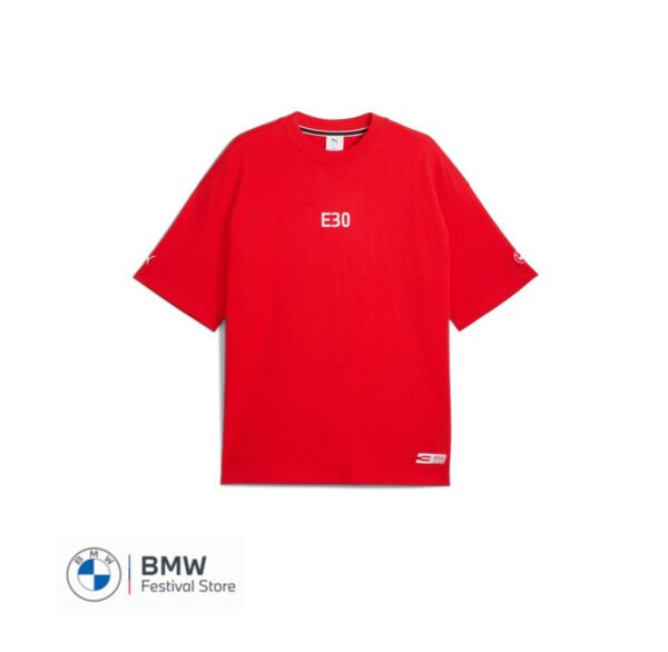 80145B7E1C3 BMW 50Y 3 series Graphic Car Tee - Red, S