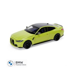 BMW Miniature M4 G82 Model Car 1:18 - Yellow