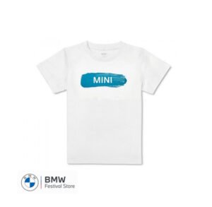 80142460832 MINI T-Shirt Kids Wordmark Brushstroke 110 - White Island - 80142460832