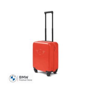 80225B320E6 MINI Suitcase Childrens Kids Debossed Wing Logo Trolley - Rebel Red - 80225B320E6